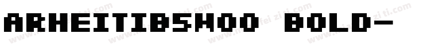 ARHeitiB5W00 Bold字体转换